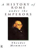 A history of Rome under the emperors