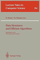 Data structures and efficient algorithms : final report on the DFG special joint initiative
