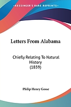 Letters from Alabama, (U.S.) chiefly relating to natural history