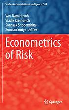 Econometrics of risk