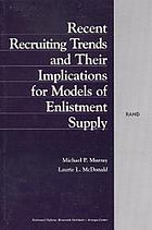 Recent recruiting trends and their implications for models of enlistment supply