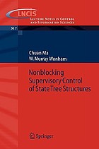 Nonblocking supervisory control of state tree structures