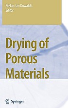 Drying of porous materials