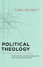 Political theology : four chapters on the concept of sovereignty