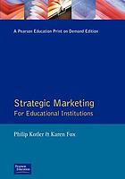 Strategic marketing for educational institutions