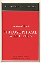 Philosophical writings