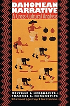 Dahomean narrative; a cross-cultural analysis