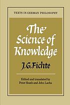 The science of knowledge