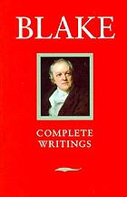 The complete writings of William Blake; with variant readings