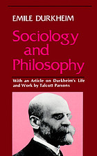 Sociology and philosophy