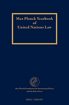 Max Planck yearbook of United Nations law