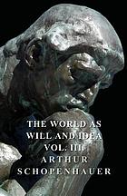 The world as will and idea