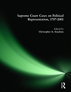 Supreme Court cases on political representation, 1787-2001