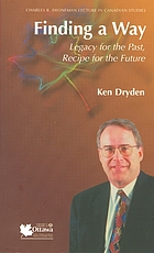 Finding a way : legacy of the past, recipe for the future