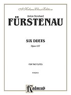 6 easy duets : opus 137, for two flutes