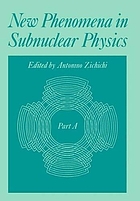 New phenomena in subnuclear physics