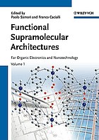 Functional supramolecular architectures for organic electronics and nanotechnology