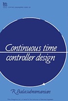 Continuous time controller design