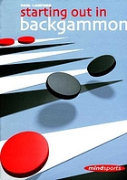 Starting out in backgammon