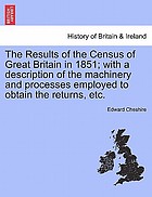 The results of the census of Great Britain in 1851