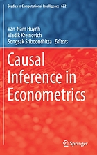 Causal inference in econometrics