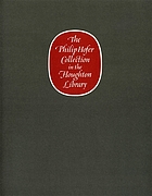 A catalogue of an exhibition of the Philip Hofer bequest in the Department of Printing and Graphic Arts