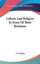 Culture and religion in some of their relations