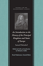 An introduction to the history of the principal kingdoms and states of Europe