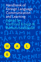 Handbook of foreign language communication and learning Handbook of Foreign Language Communication and Learning
