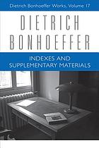 Dietrich Bonhoeffer works