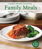 Country Women's Association family meals