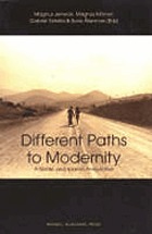 Different paths to modernity : a Nordic and Spanish perspective