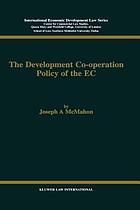 The development co-operation policy of the EC