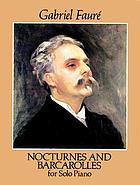 Nocturnes and barcarolles for solo piano