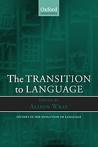 The transition to language