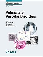 Pulmonary vascular disorders