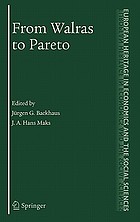 From Walras to Pareto