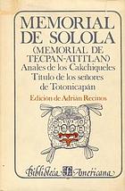 Memorial de Sololá, Anales de los cakchiqueles