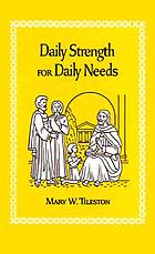 Daily strength for daily needs