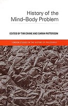 History of the mind-body problem