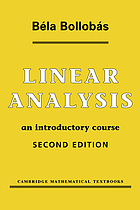 Linear analysis : an introductory course