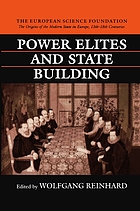 Power elites and state building