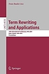 Term Rewriting and Applications, vol. 4533