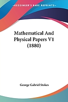 Mathematical and physical papers