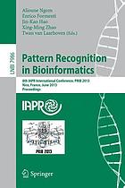 Pattern recognition in bioinformatics : 8th IAPR International Conference, PRIB 2013, Nice, France, June 17-20, 2013 : proceedings