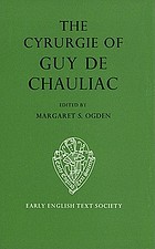 The cyrurgie of Guy de Chauliac
