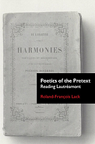 Poetics of the pretext : reading Lautréamont