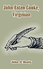 John Esten Cooke, Virginian