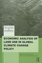 Economic analysis of land use in global climate change policy