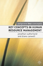 Key concepts in human resource management